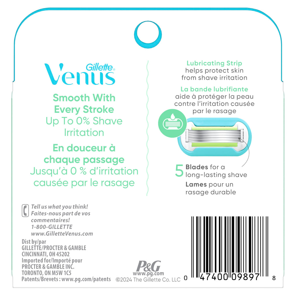 4 Count Womens Razor Blade Refills T4115