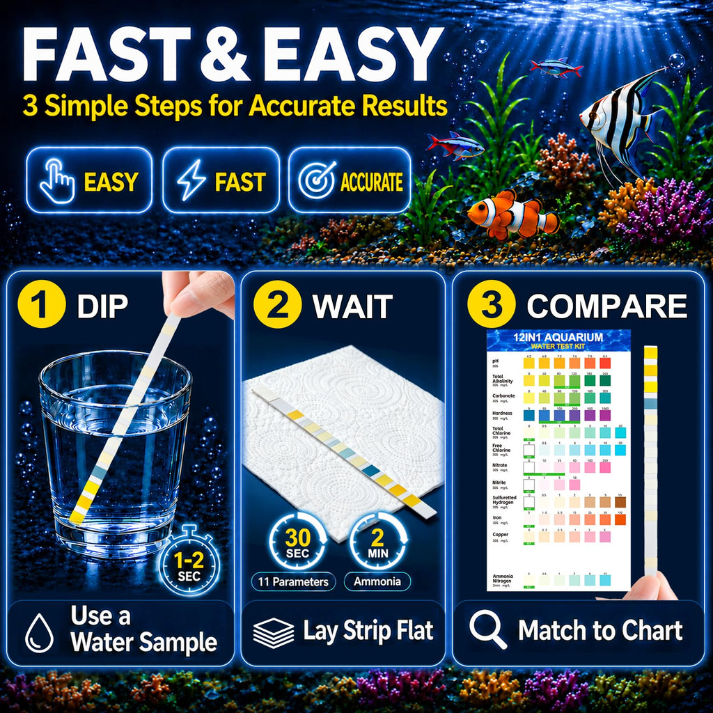Aquarium Test Strips 50ct W132