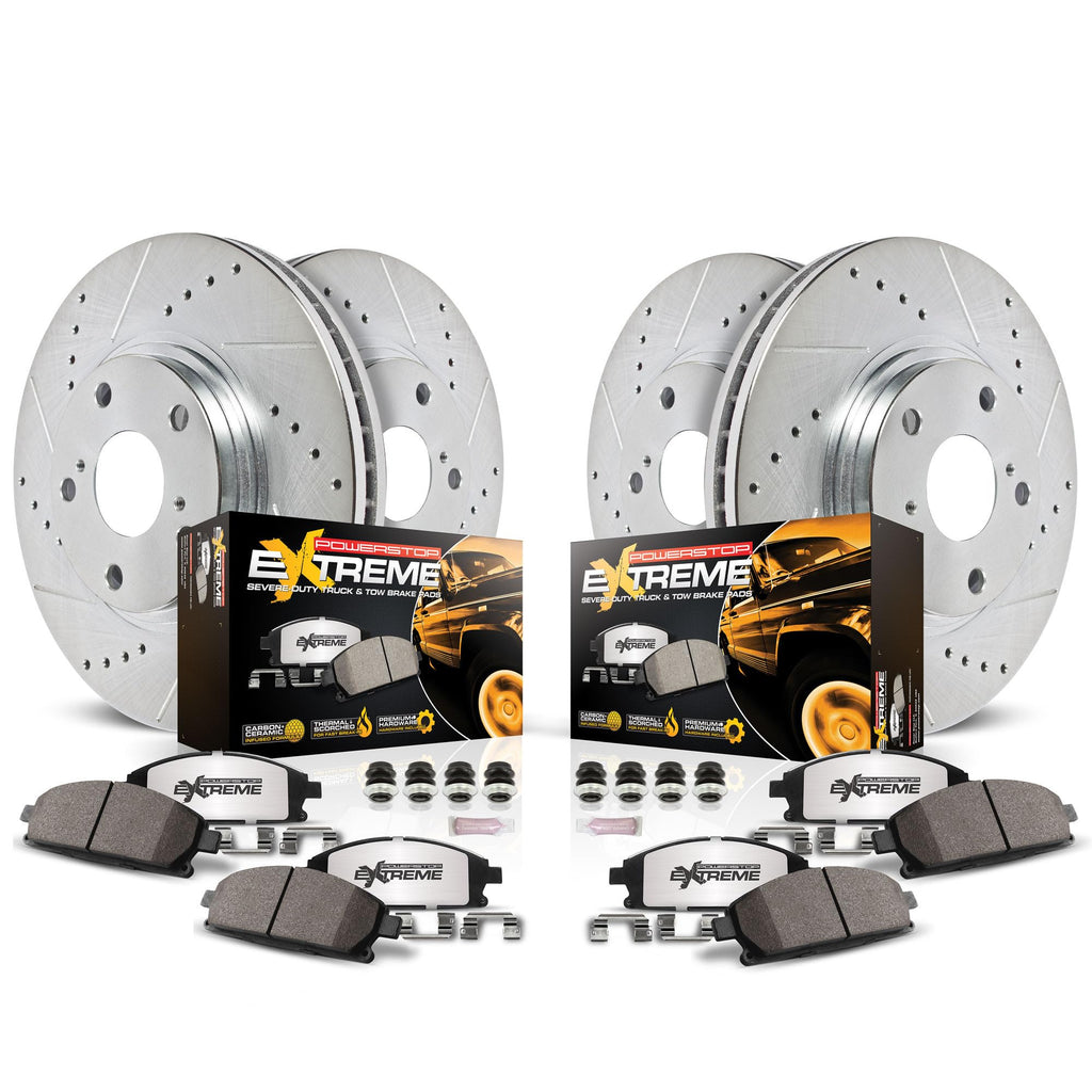 Brake Pad & Rotor Kit Front & Rear D391