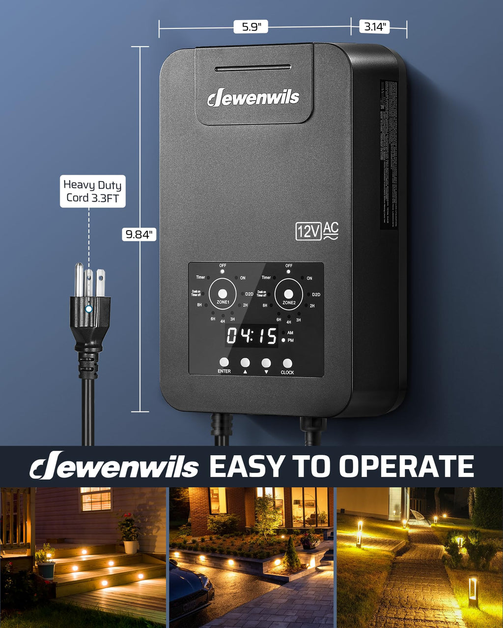 200W Low Voltage Transformer C5541