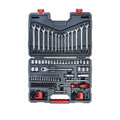 128 Piece 3/8" Drive 12 Point SAE/Metric Mechanics Tool Set S3498