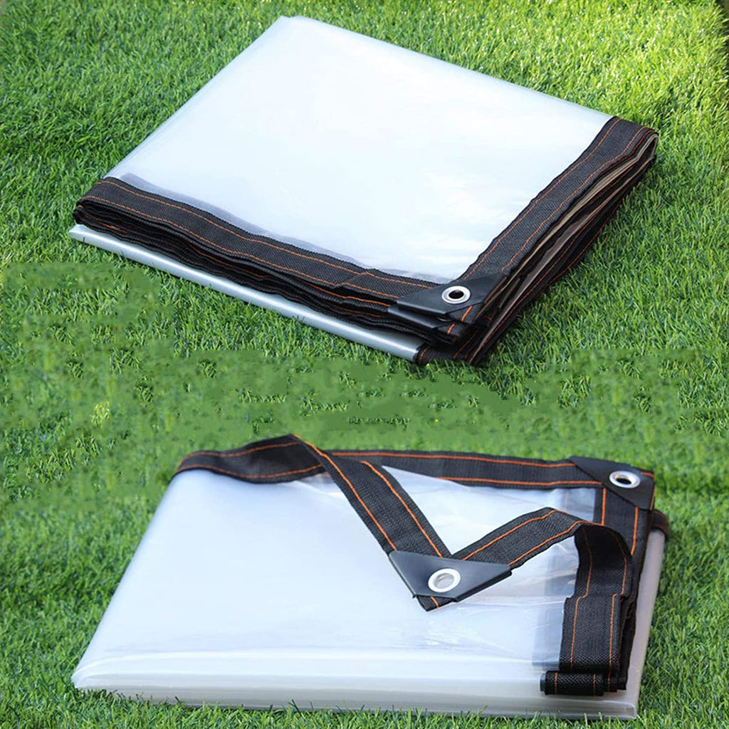 Heavy Duty Waterproof Clear 3x3ft Poly Tarp with Grommets Y3058