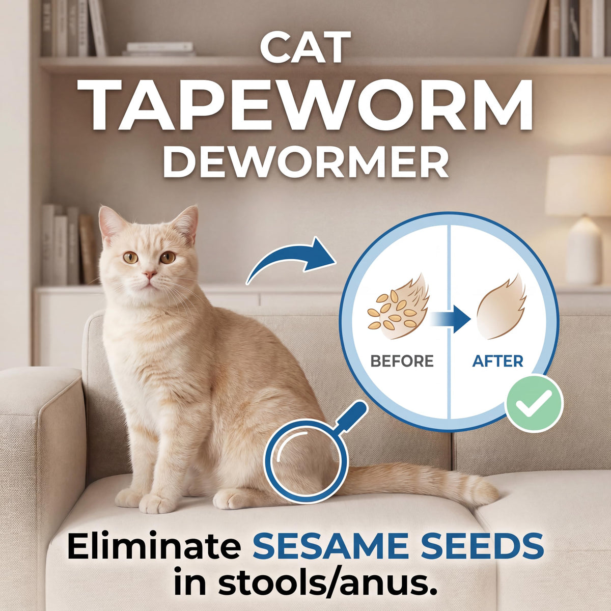 Cat Tapeworm Dewormer Liquid 100 mL X168444