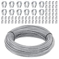 1/8 inch Stainless Steel Wire Rope Kit, 33ft Z25423