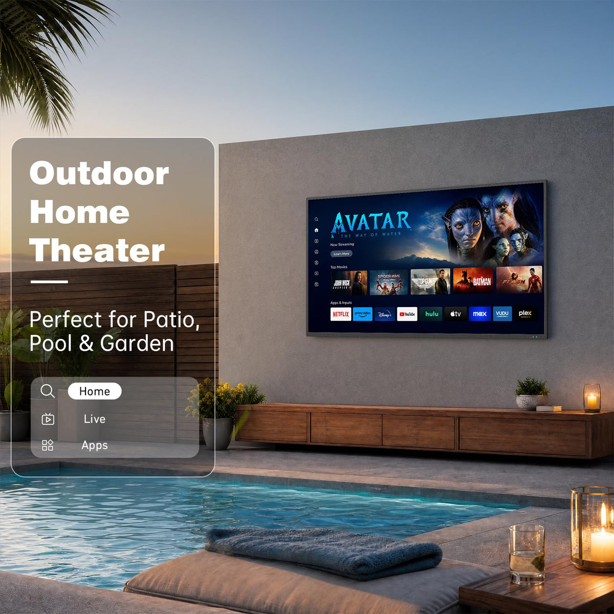 55 inch 4K UHD Weatherproof Smart TV S845744