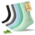 Women's 6 Pairs Bamboo Viscose Crew Socks U713