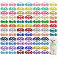 80 Pcs Dog Bowtie Flower Collar Adjustable T39897