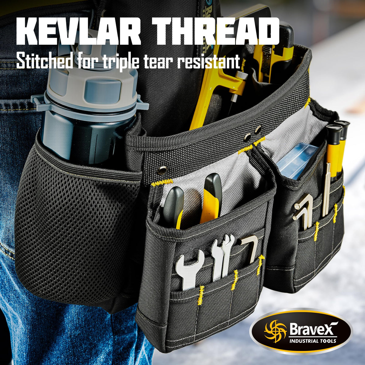 Tool Belt Suspenders 20 Bags 1200D Ballistic Nylon Q24456
