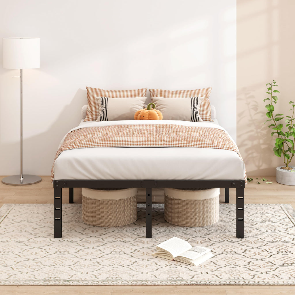 Queen Size 18 Inch Metal Bed Frame A881