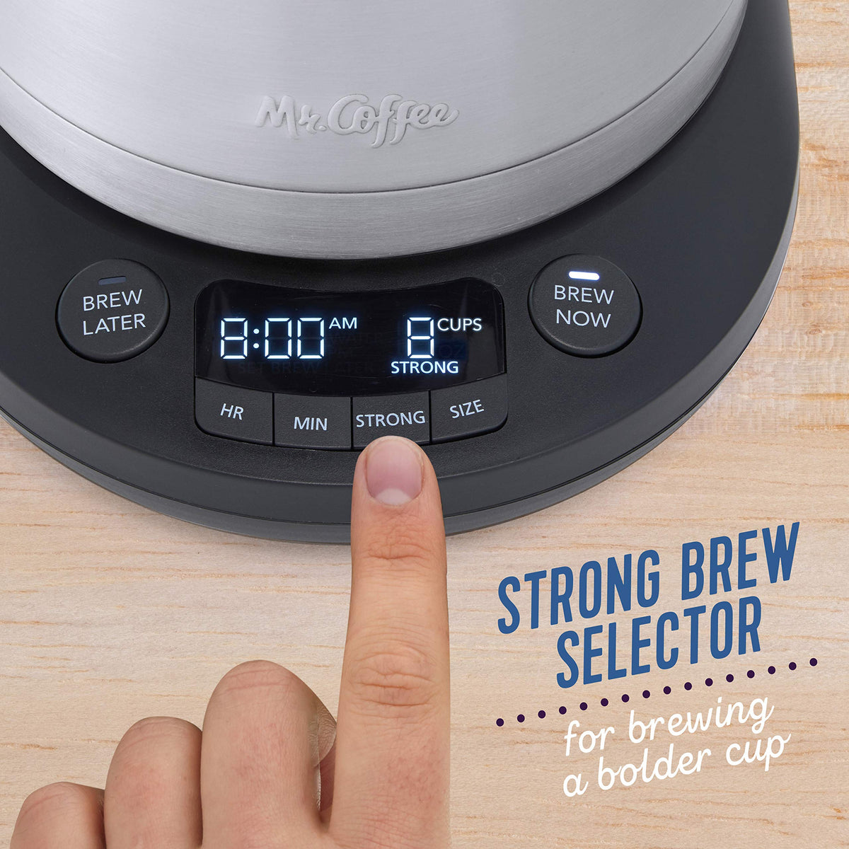 Programmable Coffee Maker, 10 Cups, Black L384