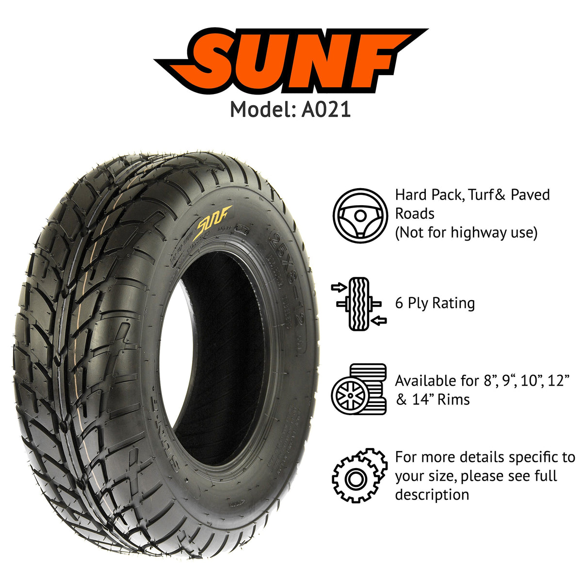 19x7-8 Tubeless 6 Ply Q570
