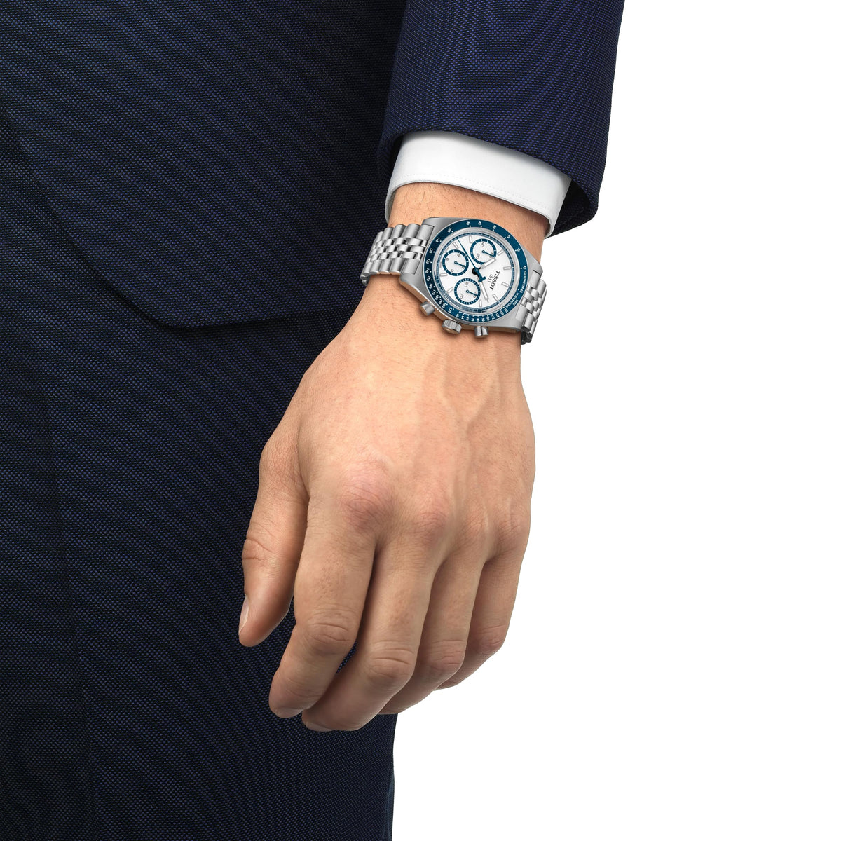White Dial 41mm Automatic Chronograph Watch K6165
